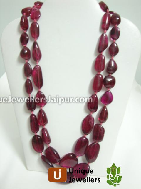 Rubylite Plain Nugget Beads